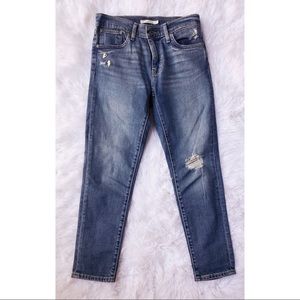 Levi’s 721 High Rise Skinny Ankle Jeans